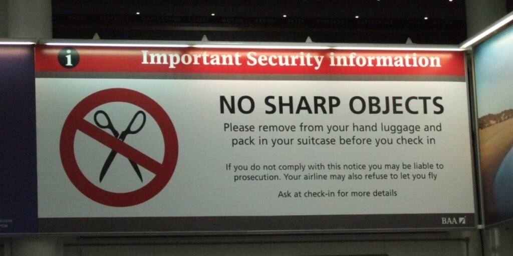 Carry Sharp Objects on an Air Canada Plane?