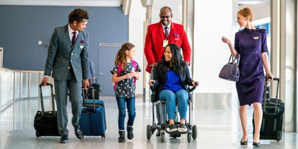 Wheelchair Assistance by Delta Airlines