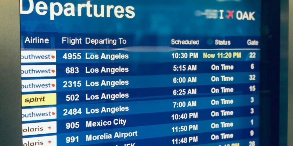 Southwest Airlines Departures 