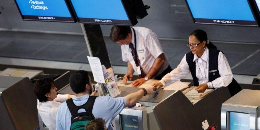 United Airlines Ticket Counters and Check-In Facility 