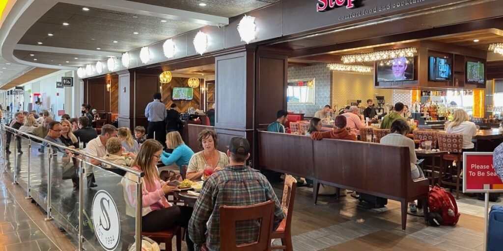 Boston Airport Terminal E Restaurants and Shops 