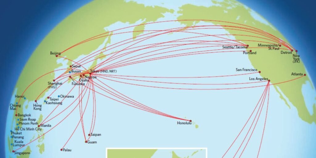 Delta Airlines Flights to Countries and Cities in Asia 