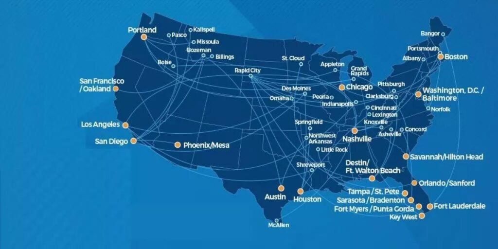 Where Does Allegiant Fly? Destinations and Route Map 2023