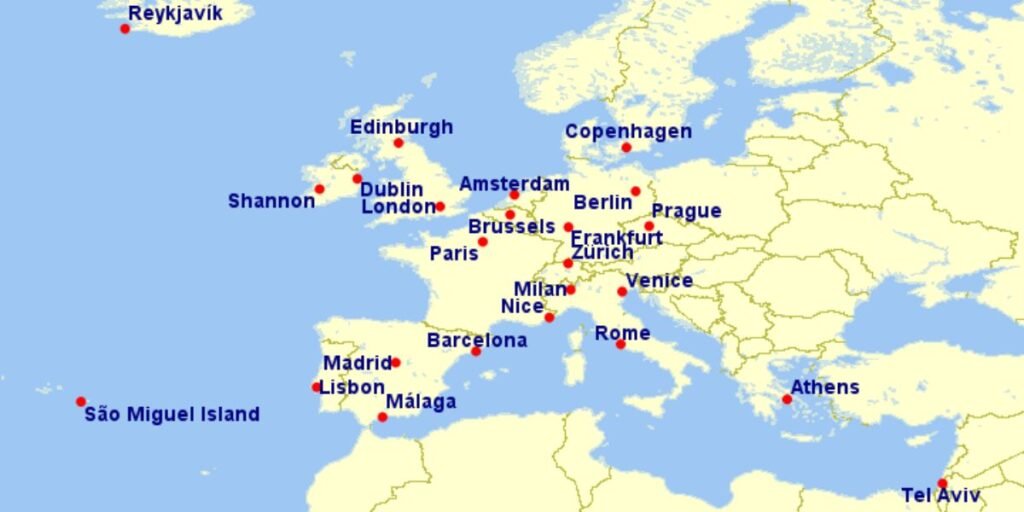 Trip to Europe with Delta Airlines 