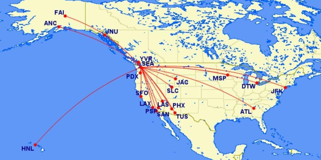 Delta United States Destinations From Seattle 
