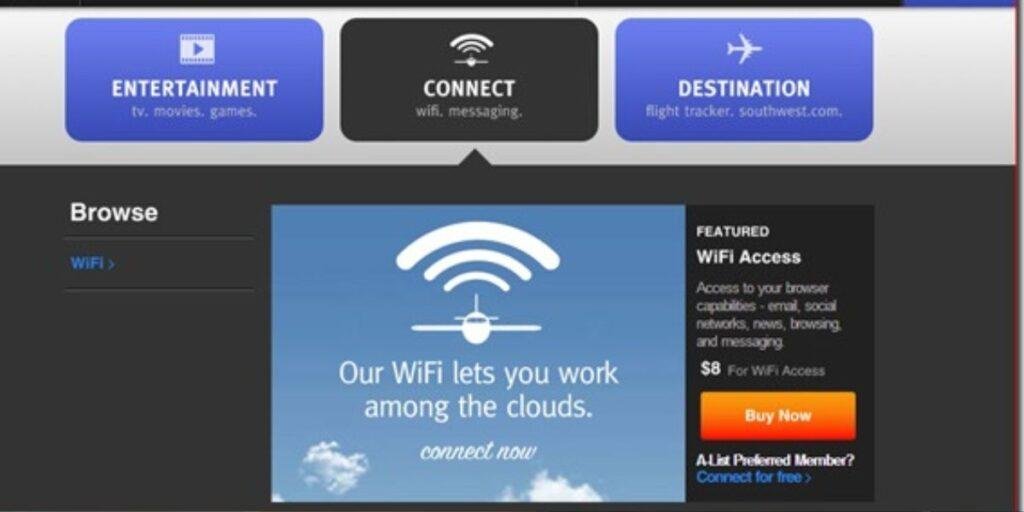 Does Southwest Have WiFi